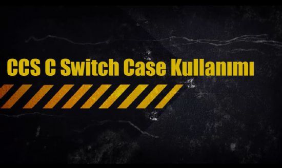 CCS C ile Switch Case Kullanm